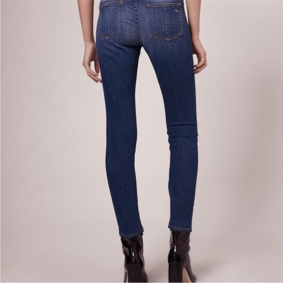 rag & bone skinny ankle jeans in rae - Picture 2 of 6